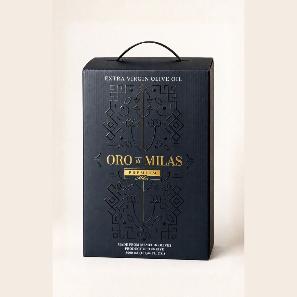 Oro di Milas Organik Premium Reserve Memecik Natürel Sızma Zeytinyağı - Bag in Box