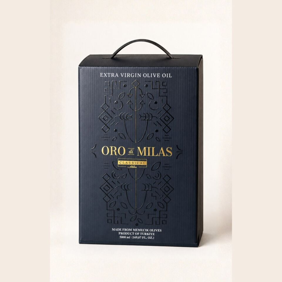 Oro di Milas Organik Premium Reserve Memecik Natürel Sızma Zeytinyağı - Bag in Box